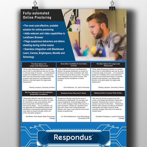 Flyer concept for Respondus
