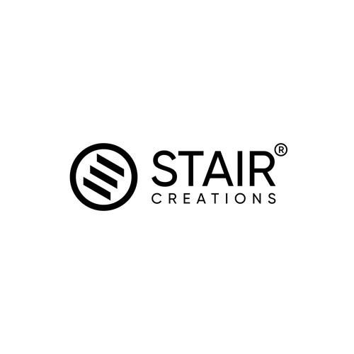 Stair Creations luxury stair logo design.