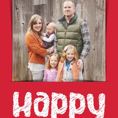 Create a Beautiful Holiday Card Template - Merry Christmas!