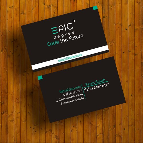 business card of pic degree