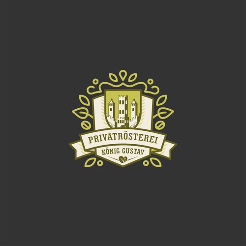 Vintage Style Logo for Coffee Shop