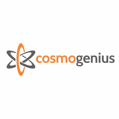 Create a clean, modern logo for a new start-up Cosmo Genius
