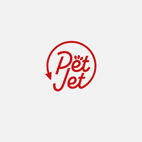 Pet Jet Logo Red 
