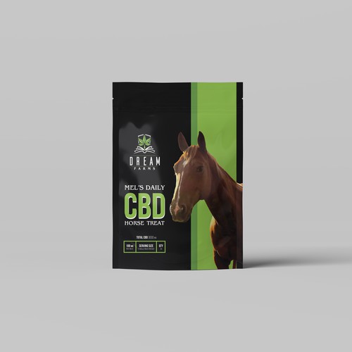 Stand up pouch design for a CBD brand