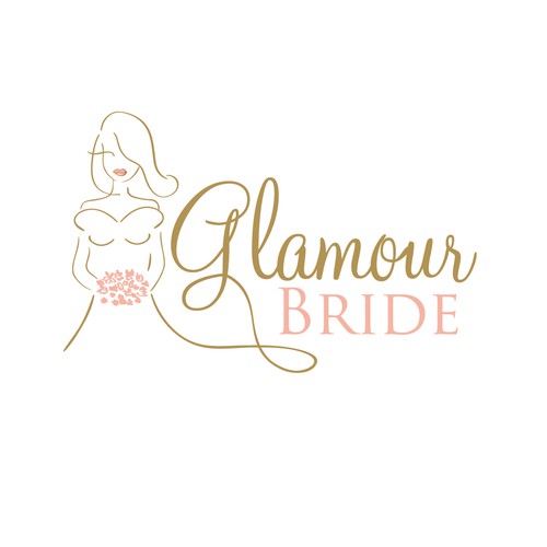 Logo & Branding for boutique wedding shop selling glamorous wedding dresses