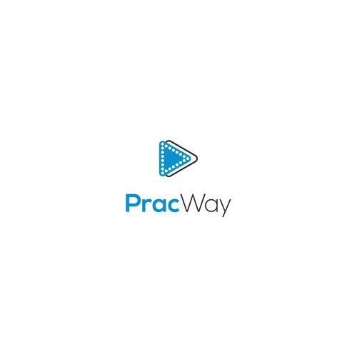 Design a logo for PracWay, a medical tech company.