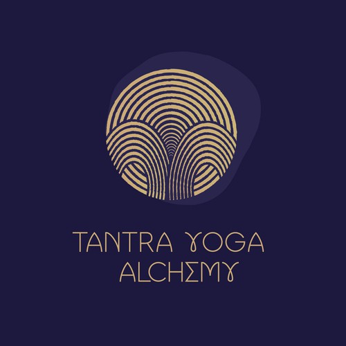 Symbolic logo design for global organization of Yoga education