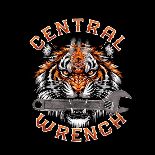 T shirt design for Central Wrench