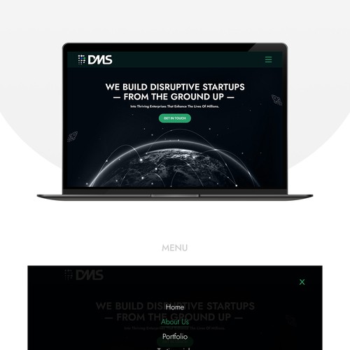 Digital Mobility Web Landing Page Design