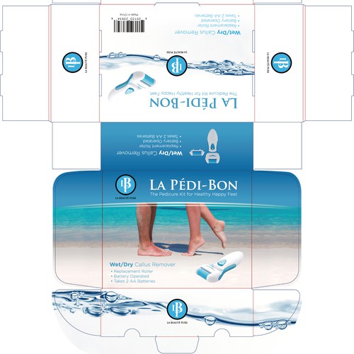 Box for La Pedi-Bon (Foot Callus remover)