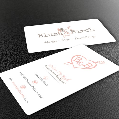 Create a business card for event planning company