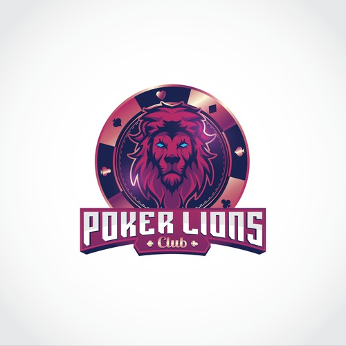 Logo design for Poker Lions Club