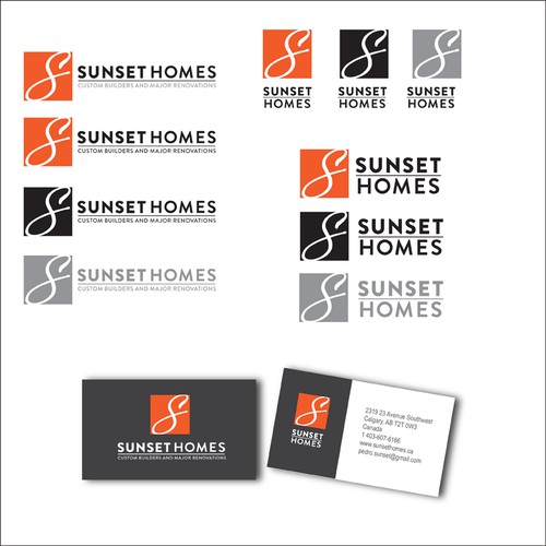 Logo design for home builders in Calgary, Canada.