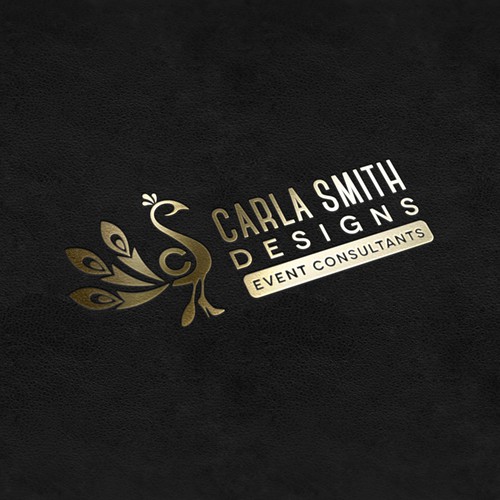 Golden logo mockup