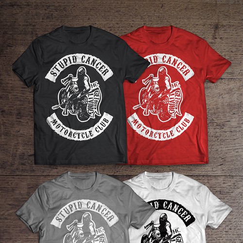 Design Our Stupid Cancer Motorcycle Club T-Shirt