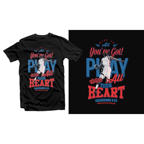 Christian Themed Basketball Shirt for 320 Collection
