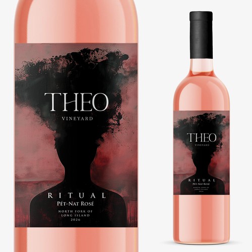 Rosé Wine label