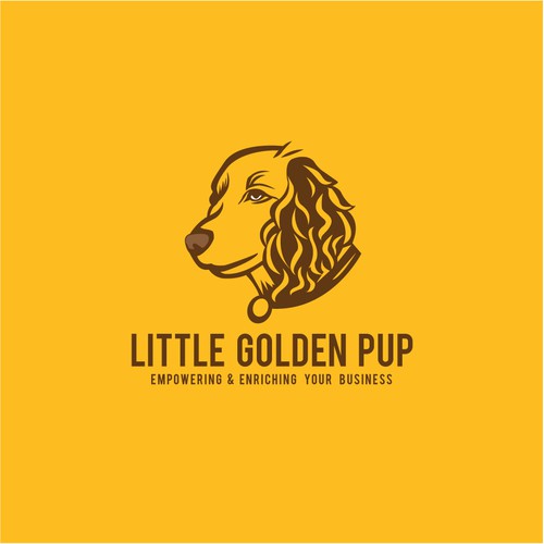 little golden pup