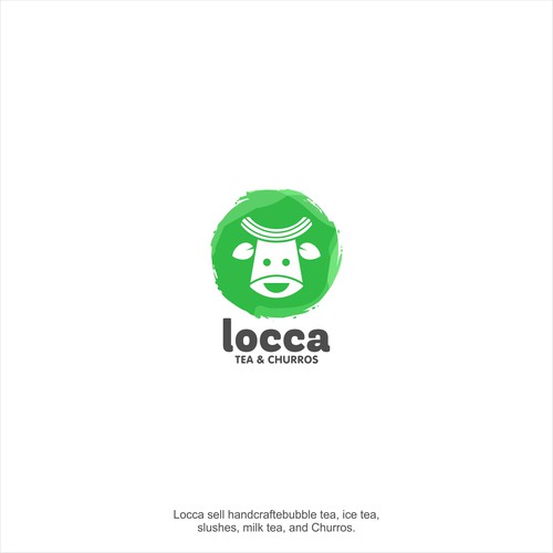 Logo concept for Locca Tea and Churros