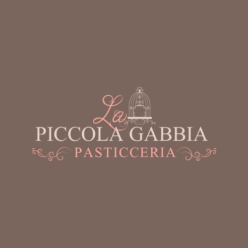 Logo for bakery: Pasticceria La Piccola Gabbia!