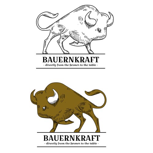 Stier Logoentwurf