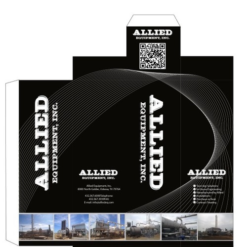 Create the next packaging or label design for Allied Equipment, Inc.
