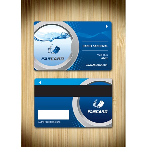 Create a loyalty card design for FasCard