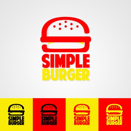 Simple Burger Logo