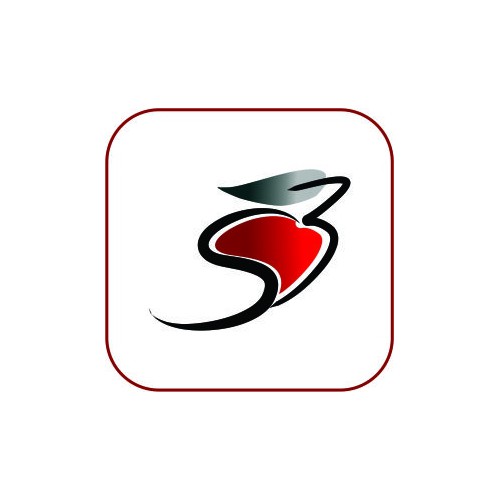 Red and Black "S3" Icon/Logo