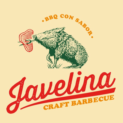 Logo for Javelina craft barbecue 