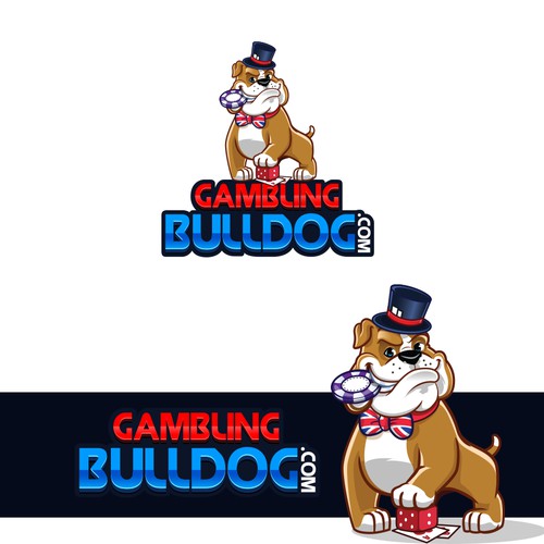 Cartoon Style Bulldog Logo 
