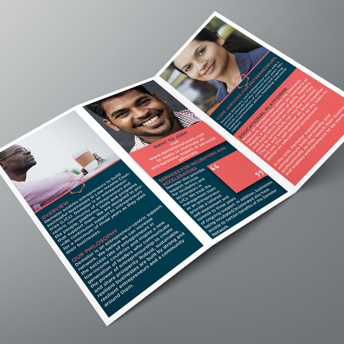 Marketing Brochure for Start-Up supporting entrepreneurs; follow-up work for winner