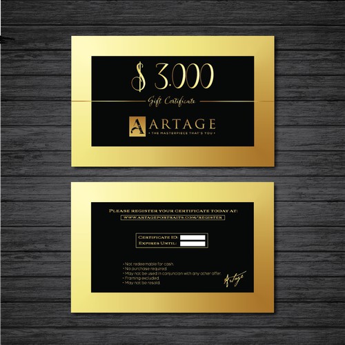 Artage / gift card