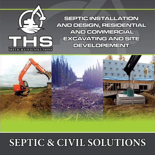 Create a Captivating Trade Show Backdrop for THS Septic and Civil Solutions