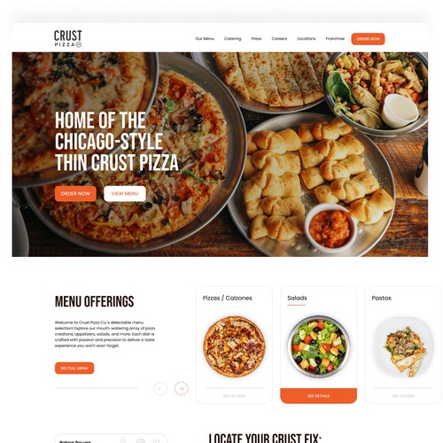 Crust Pizza Co. Needs a New Websit
