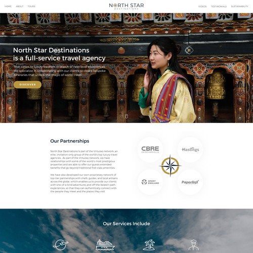 Luxury Website Design for Travel Company