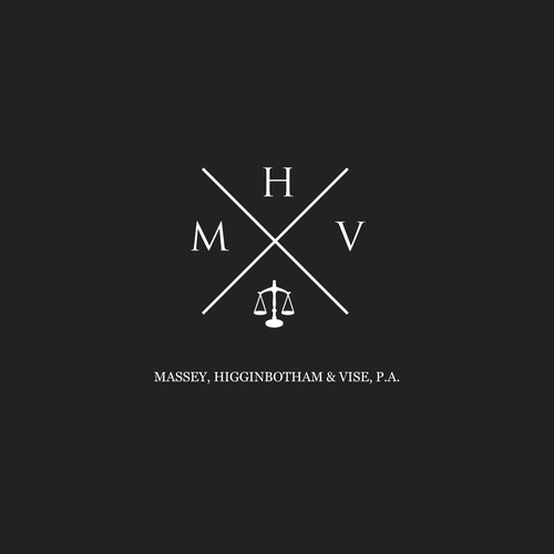 Modern, elegant logo for law firm