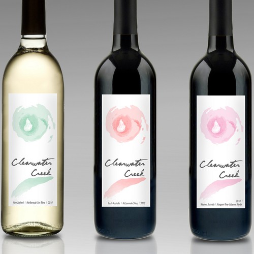 wine label - Clearwater Creek