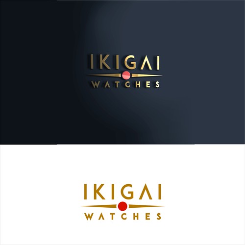 simplicity of logo disign for japanese watch shop