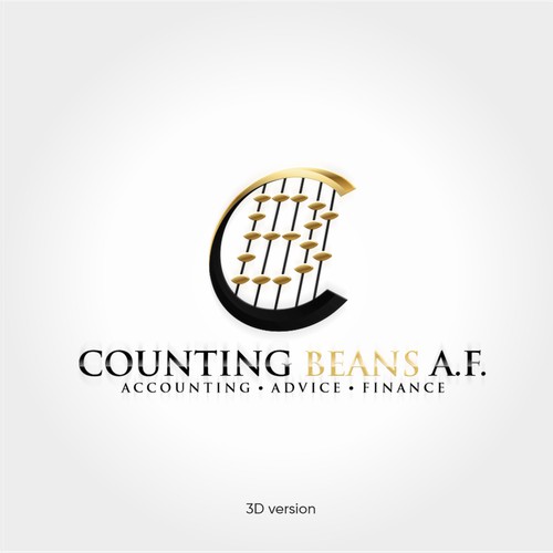 Logo Revision for Counting Beans A.F.