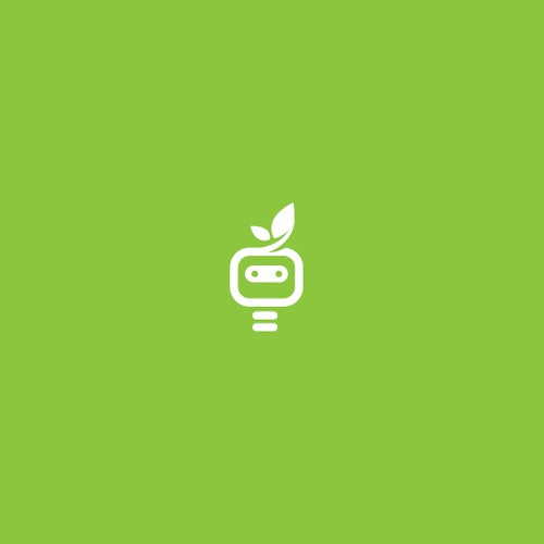Minimalist logo for a robotic agriculture