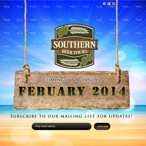 Create a website for a new beer tour company in Atlanta! More opportunities to follow!