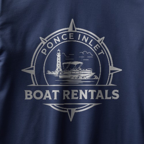 Ponce Inlet Boat Rentals Emblem Logo