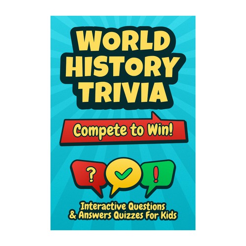 Ebook Cover concept for World History Trivia
