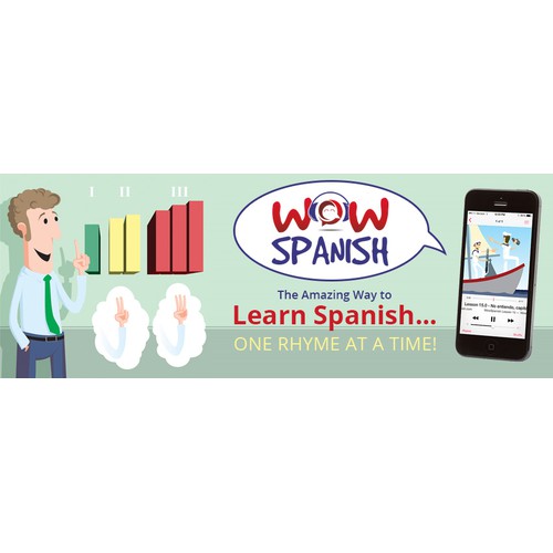 Facebook Cover Design For WOWSPANISH.com