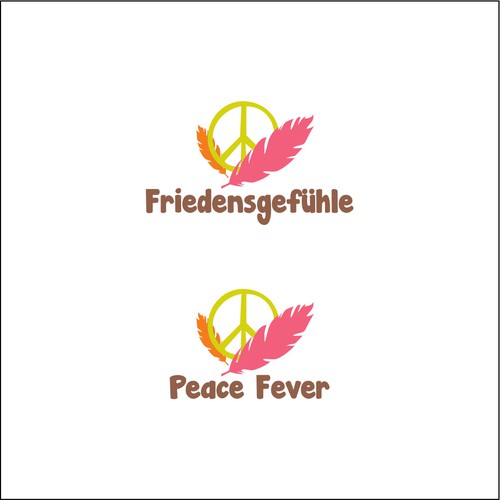 Logo concept for "Peace Fever" podcast
