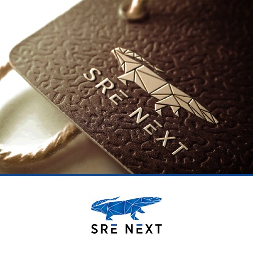 Elegant logo for "SRE NEXT"