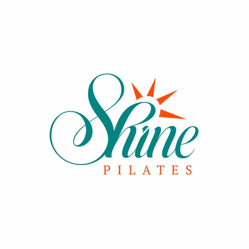 Handmade wordmark Logo for Pilates Studio