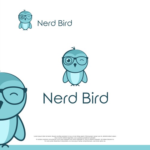 A logo for Nerd Bird