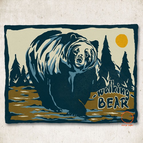 walking bear